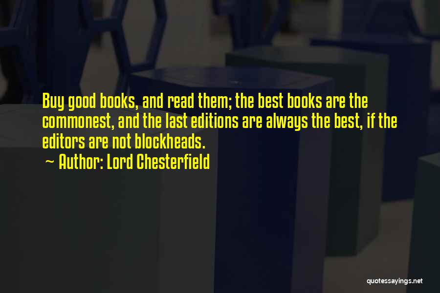 Best Book Quotes By Lord Chesterfield