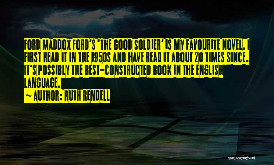 Best Book Quotes By Ruth Rendell