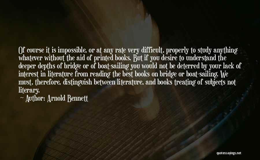 Best Books On Quotes By Arnold Bennett