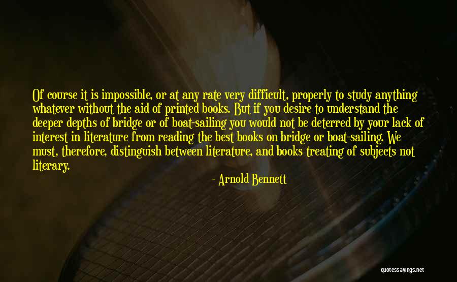 Best Books Quotes By Arnold Bennett