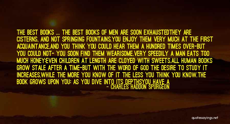 Best Books Quotes By Charles Haddon Spurgeon