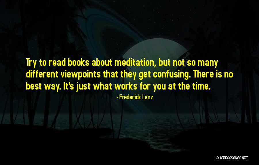 Best Books Quotes By Frederick Lenz