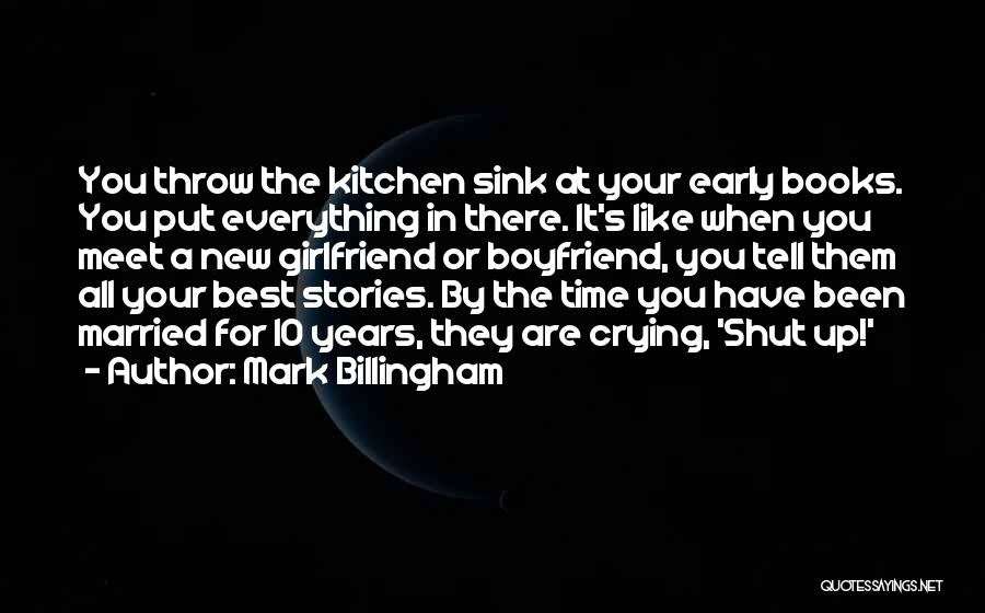 Best Boyfriend Quotes By Mark Billingham