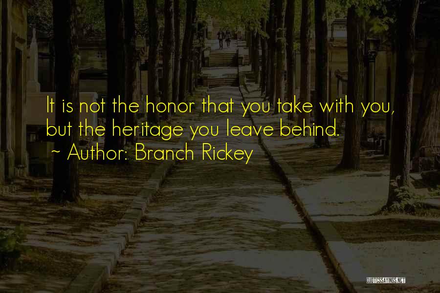 Best Branch Rickey Quotes By Branch Rickey