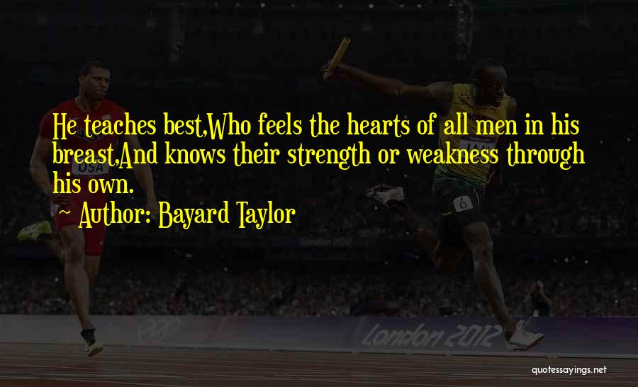 Best Breast Quotes By Bayard Taylor