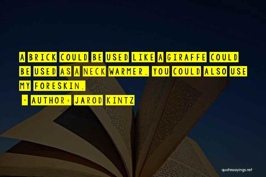 Best Brick Quotes By Jarod Kintz