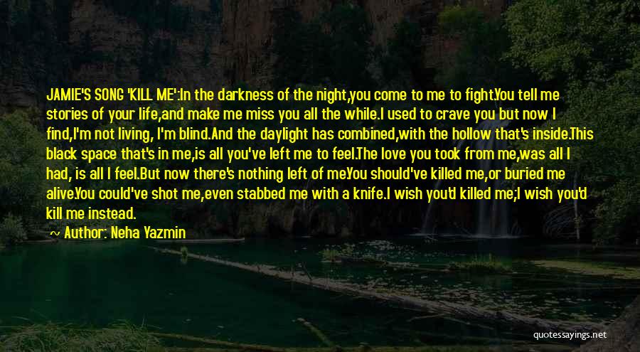 Best Broken Love Song Quotes By Neha Yazmin