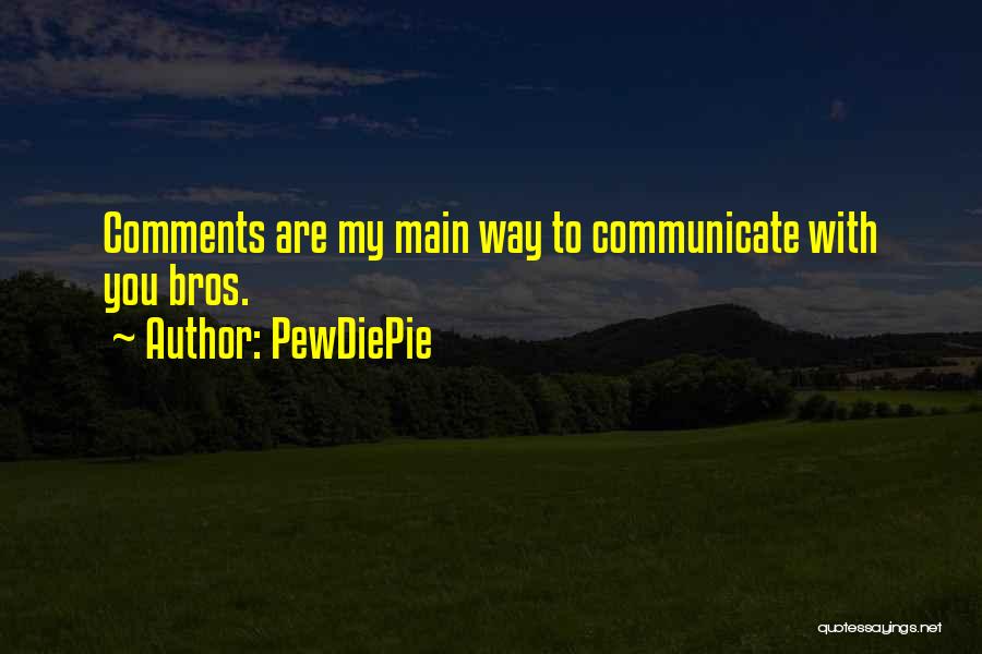 Best Bros Quotes By PewDiePie