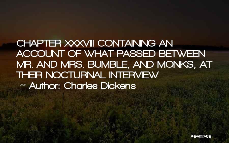 Best Bumble Quotes By Charles Dickens