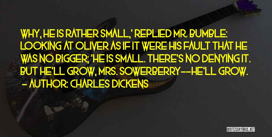 Best Bumble Quotes By Charles Dickens