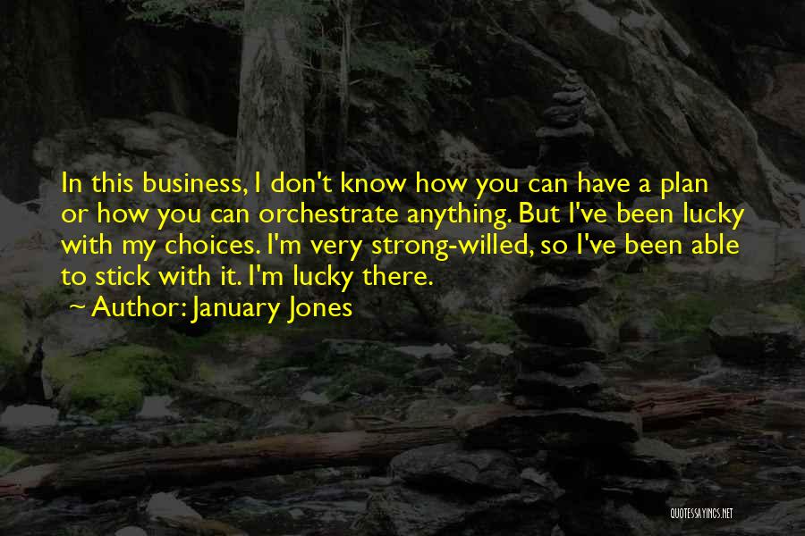 Best Business Plan Quotes By January Jones