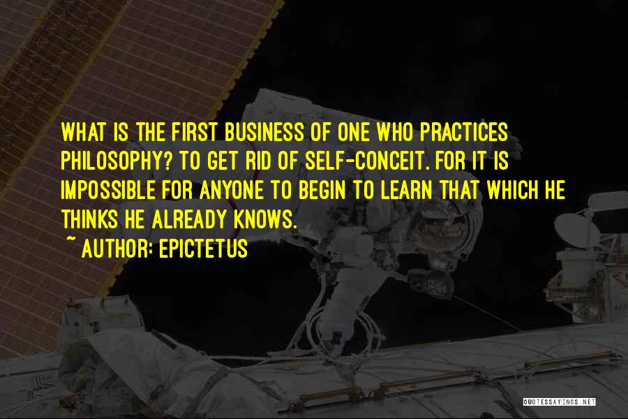 Best Business Practices Quotes By Epictetus