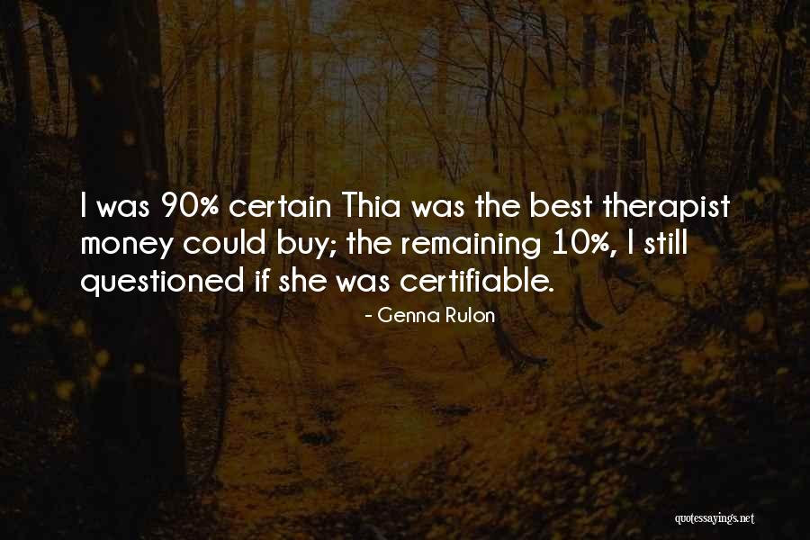 Best Buy Quotes By Genna Rulon