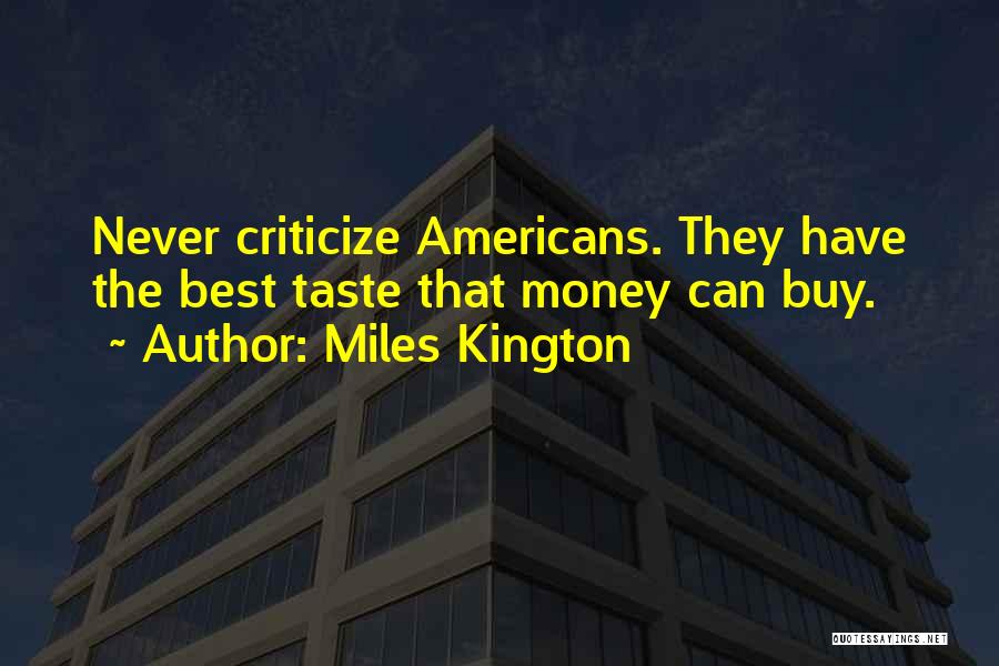 Best Buy Quotes By Miles Kington