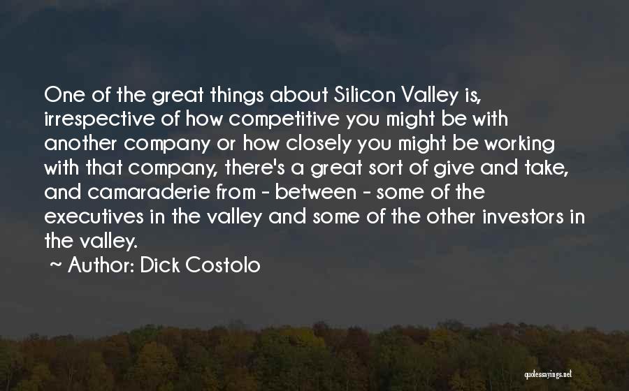 Best Camaraderie Quotes By Dick Costolo