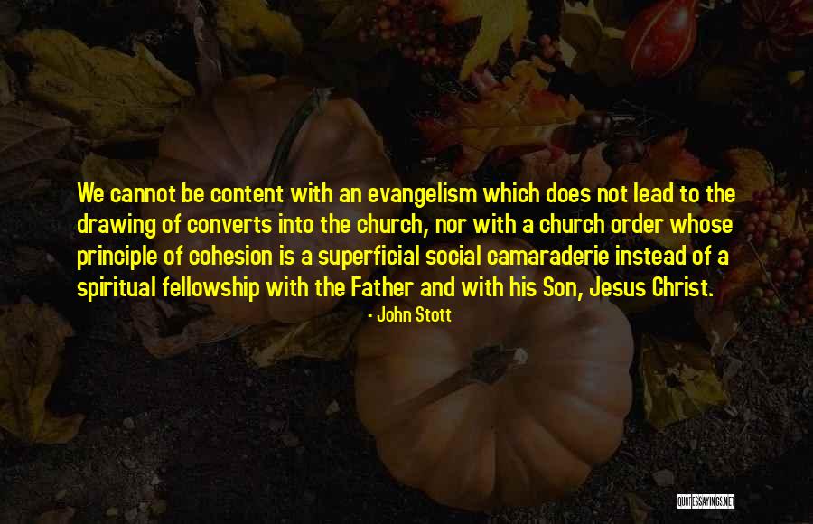 Best Camaraderie Quotes By John Stott