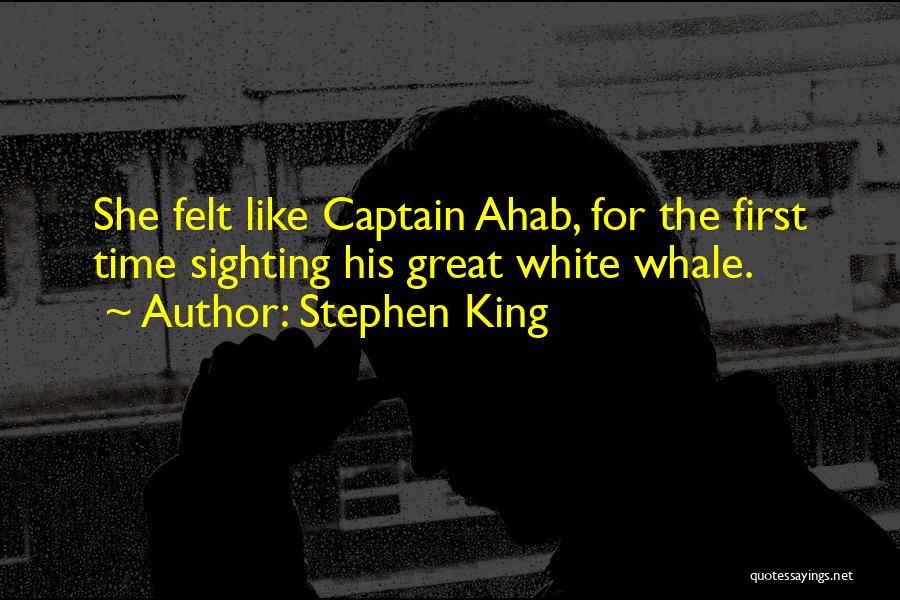 Best Captain Ahab Quotes By Stephen King