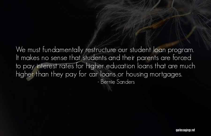 Best Car Loan Quotes By Bernie Sanders