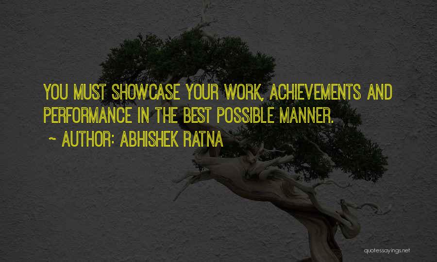 Best Career Quotes By Abhishek Ratna