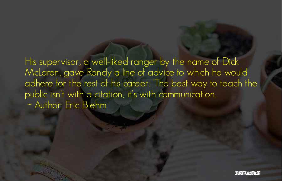 Best Career Quotes By Eric Blehm