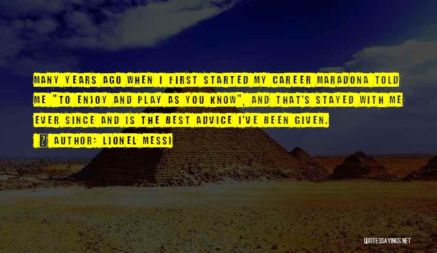 Best Careers Quotes By Lionel Messi