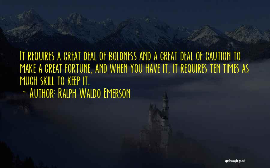 Best Caution Quotes By Ralph Waldo Emerson