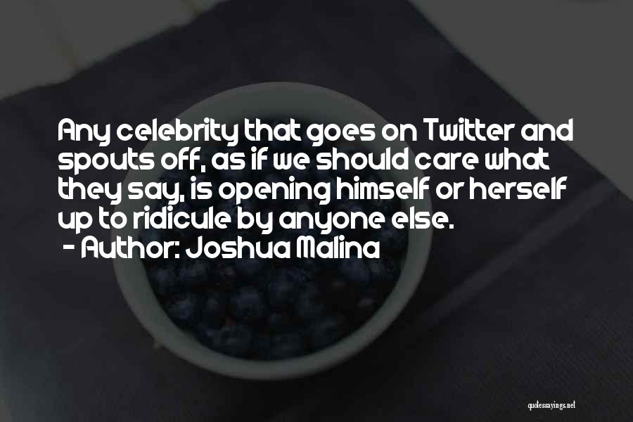 Best Celebrity Twitter Quotes By Joshua Malina