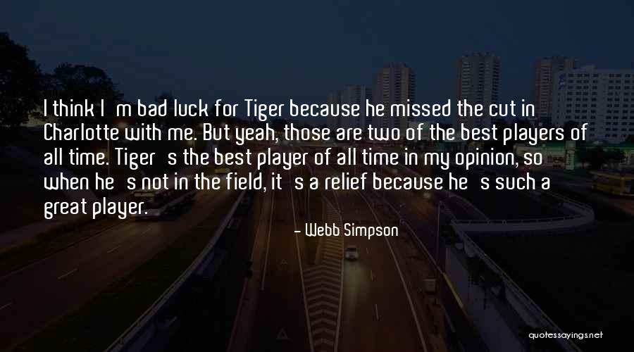 Best Charlotte Quotes By Webb Simpson Best Charlotte Quotes By Webb Simpson