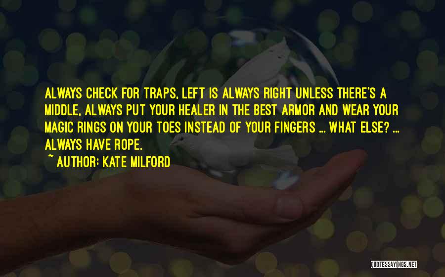 Best Check It Out Quotes By Kate Milford