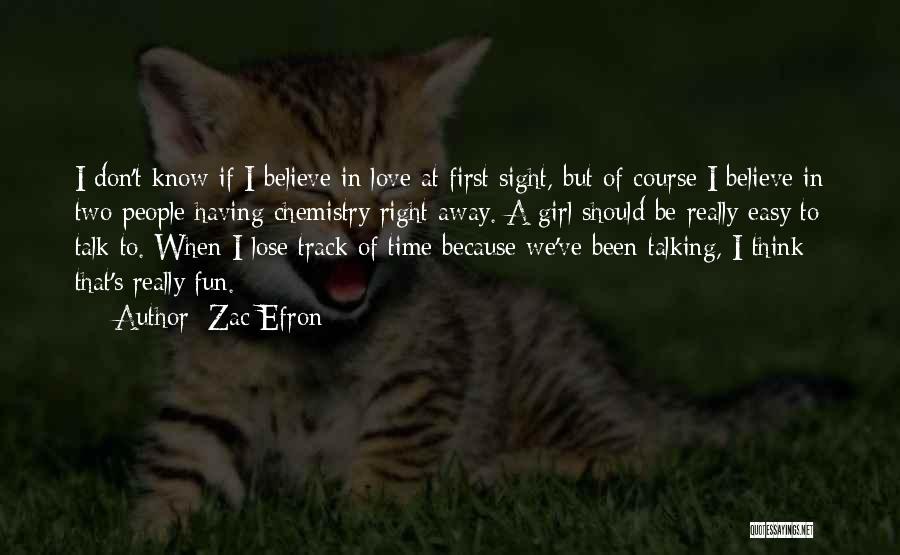 Best Chemistry Love Quotes By Zac Efron