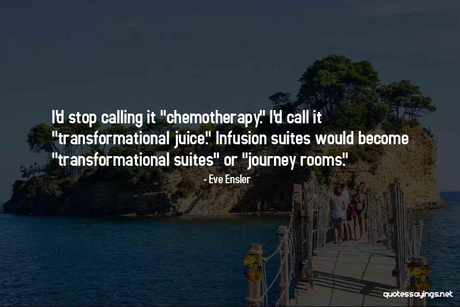 Best Chemotherapy Quotes By Eve Ensler