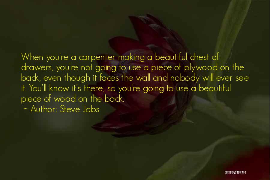 Best Chest Piece Quotes By Steve Jobs