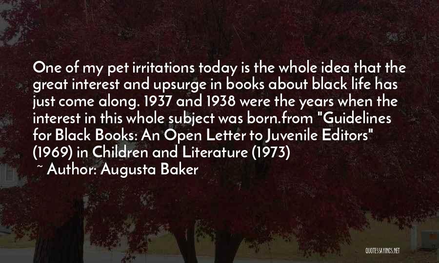 Best Children's Literature Quotes By Augusta Baker