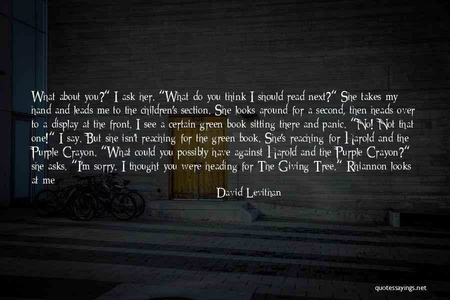 Best Children's Literature Quotes By David Levithan