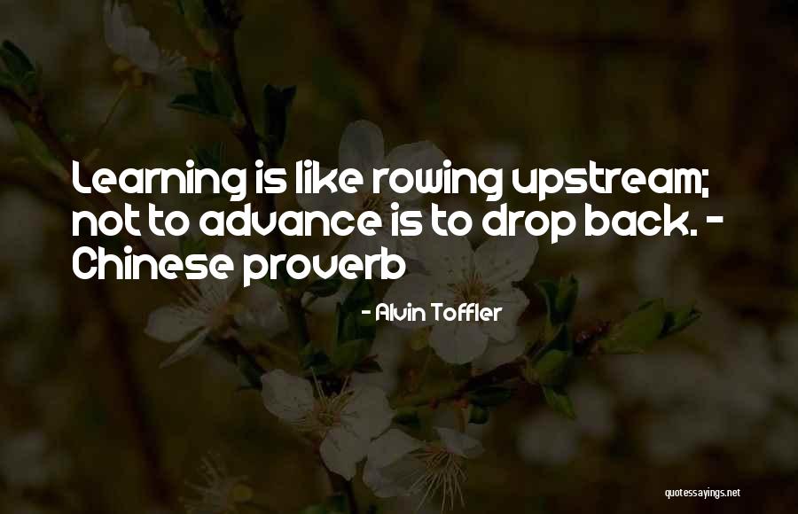 Best Chinese Proverb Quotes By Alvin Toffler