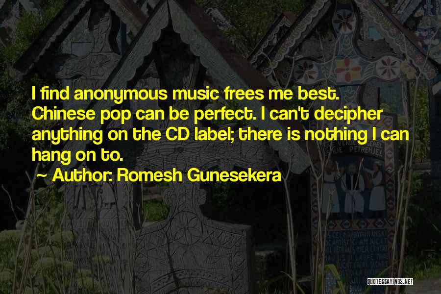 Best Chinese Quotes By Romesh Gunesekera