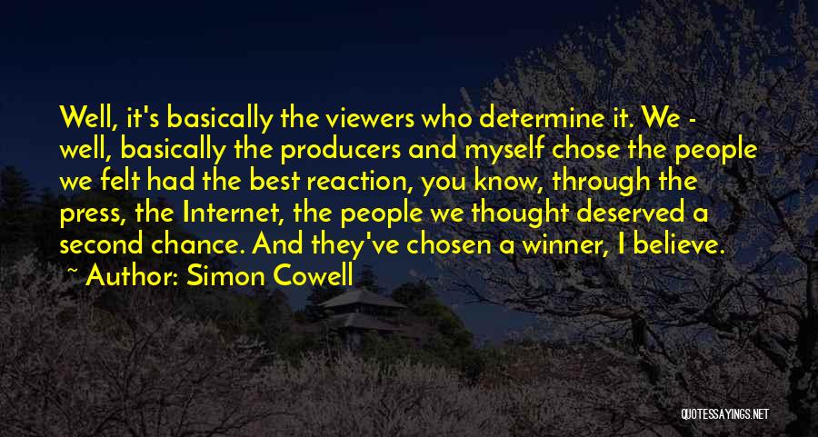 Best Chosen Quotes By Simon Cowell