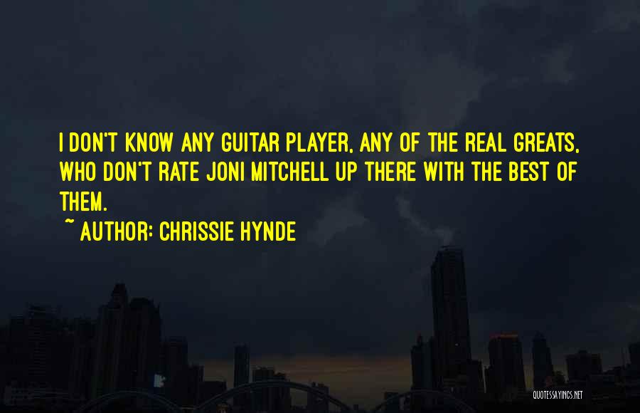 Best Chrissie Hynde Quotes By Chrissie Hynde