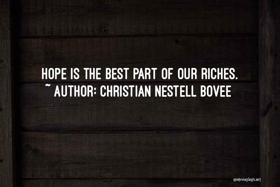 Best Christian Quotes By Christian Nestell Bovee