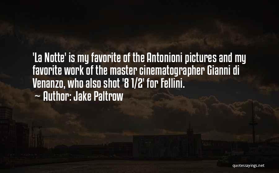 Best Cinematographer Quotes By Jake Paltrow