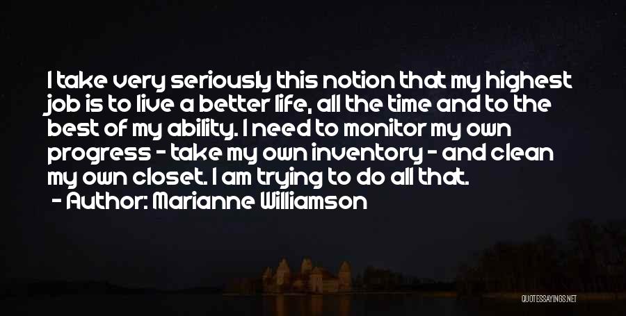 Best Closet Quotes By Marianne Williamson