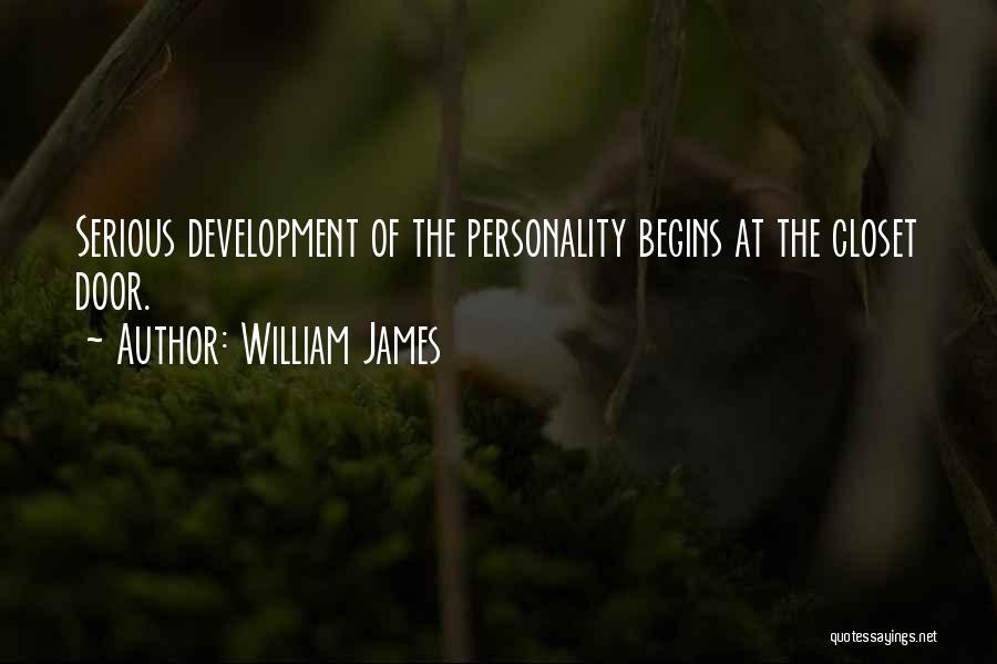 Best Closet Quotes By William James