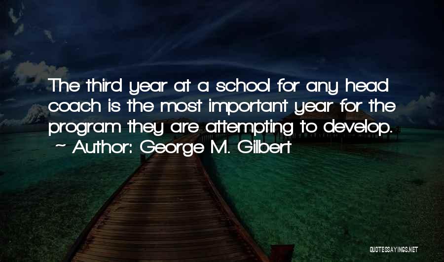 Best Coaching Motivational Quotes By George M. Gilbert