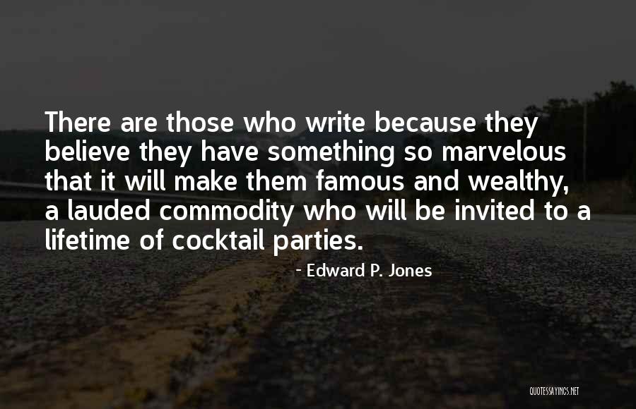 Best Cocktail Quotes By Edward P. Jones