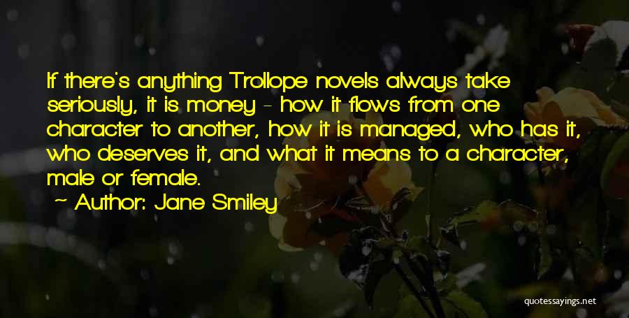 Best Cod Character Quotes By Jane Smiley