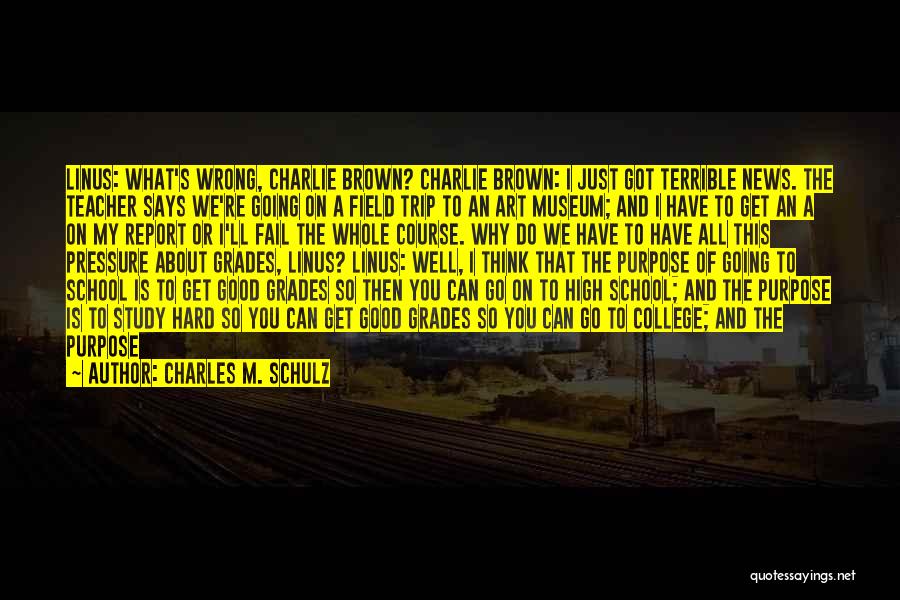 Best College Graduate Quotes By Charles M. Schulz