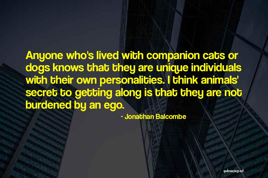 Best Companion Dogs Quotes By Jonathan Balcombe