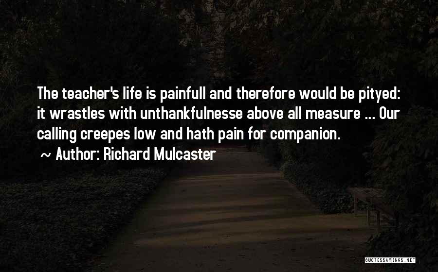 Best Companion Ever Quotes By Richard Mulcaster