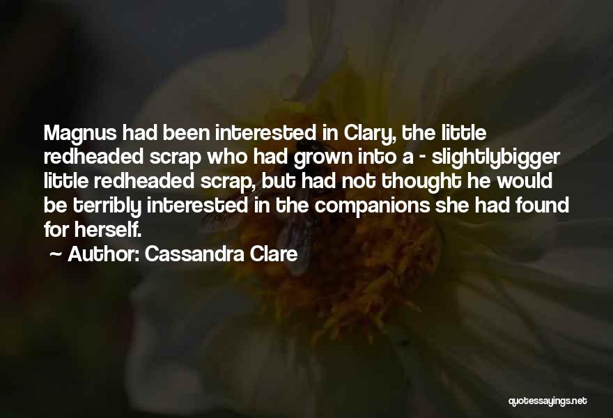 Best Companions Quotes By Cassandra Clare