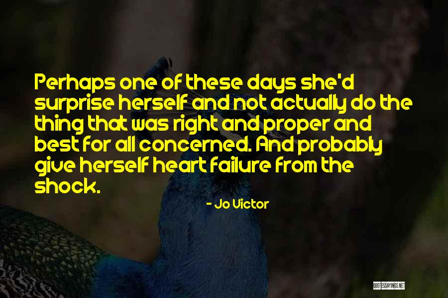 Best Concern Quotes By Jo Victor